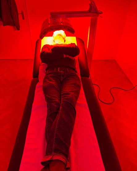 Séance de photomodulation